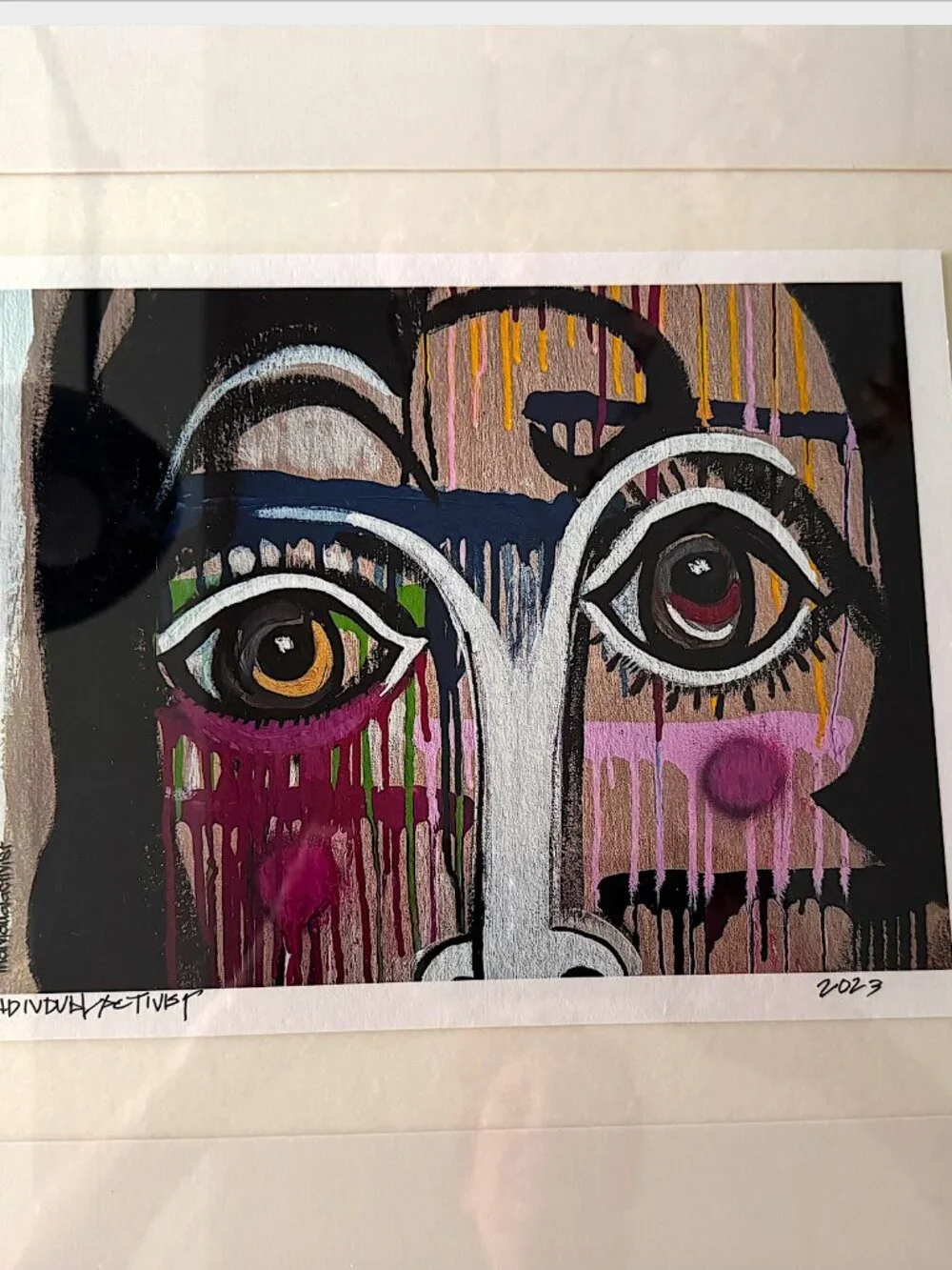 Fine Art Original print signed and dated by @individualactivist artisit